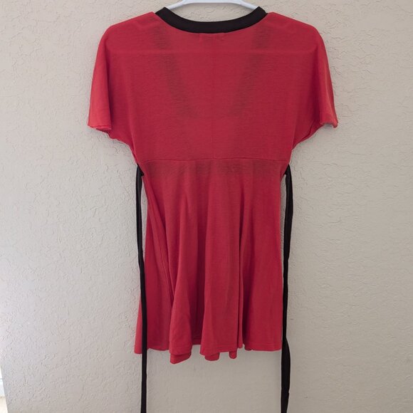 Vintage Forever 21 Top or Mini Dress Y2K 90s Waist Tie Colorblock - Picture 7 of 7